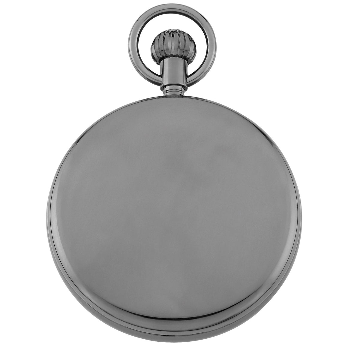 Gotham Men's Gunmetal Mechanical Hand Wind Railroad Pocket Watch # GWC14104B