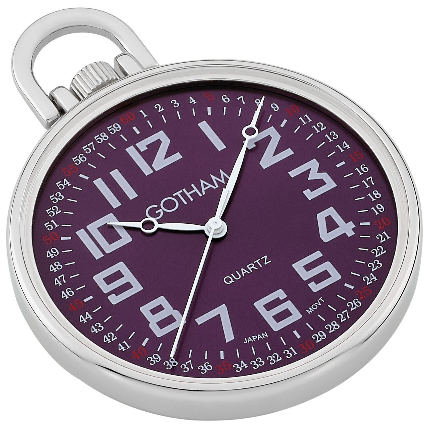 Purple pocket watch clearance