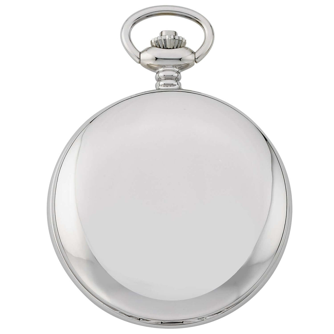 Gotham Men's Classic Silver-Tone Polished Case Double Hunter 17 Jewel Mechanical Pocket Watch # GWC18809SBU - Gotham Watch