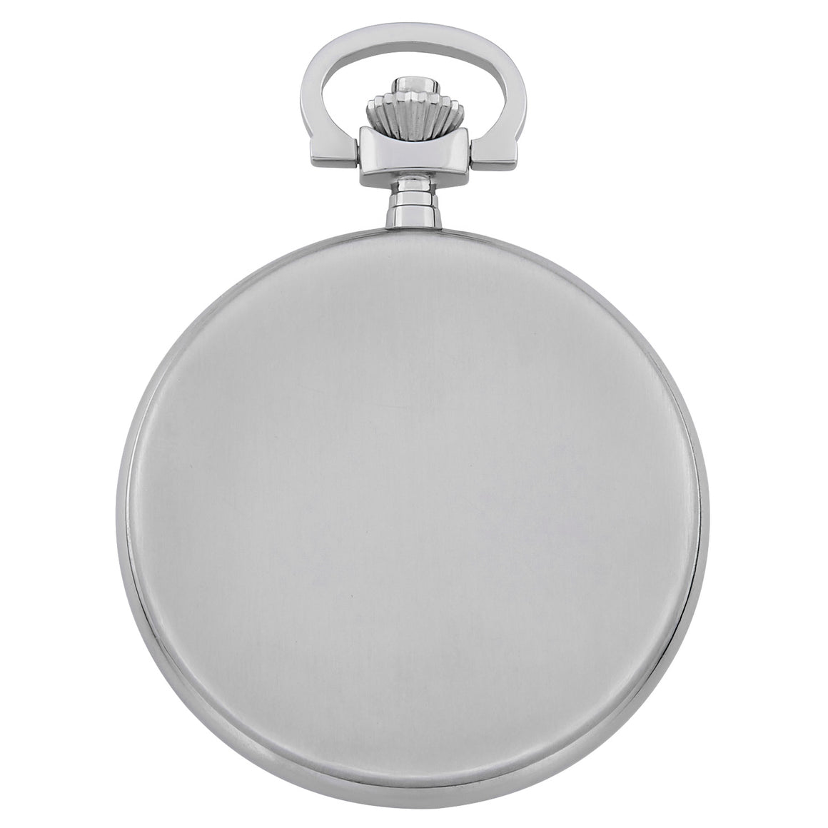 Gotham Men's Stainless Steel Classic Series Brushed Covered Quartz Pocket Watch # GWC14125S - Gotham Watch