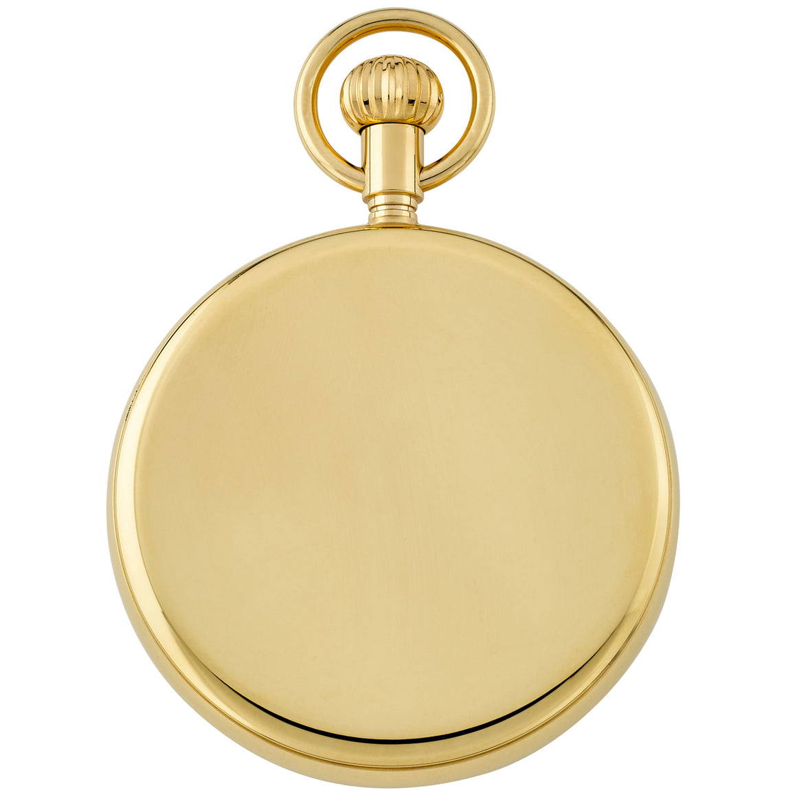 Gotham Men's Gold Plated Stainless Steel Mechanical Railroad Pocket Watch # GWC14104G