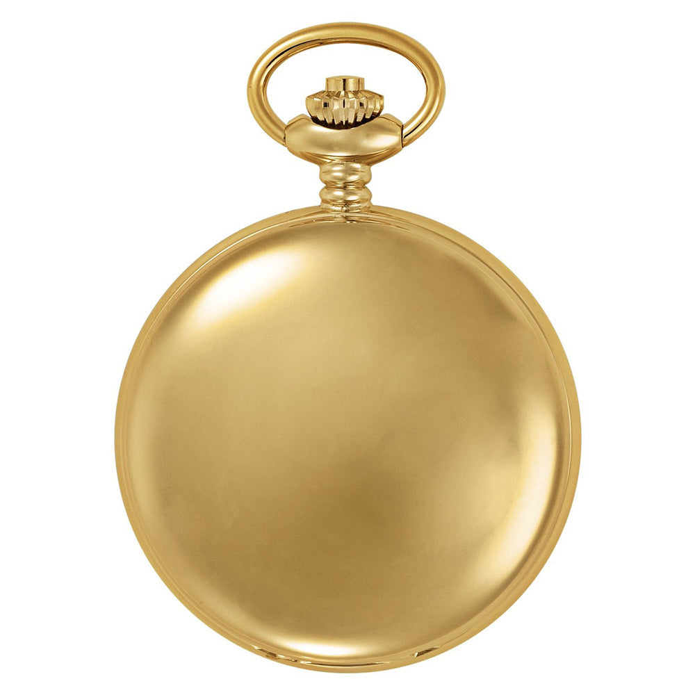 Gotham Men's Gold-Tone Mechanical Pocket Watch with Desktop Stand # GWC14050G-ST