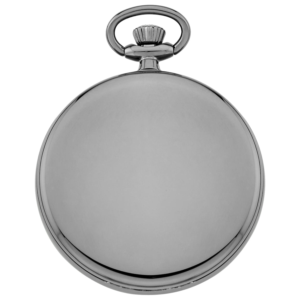 Gotham Men's Gun-Tone Analog Quartz Date Railroad Pocket Watch # GWC14101BBK - Gotham Watch