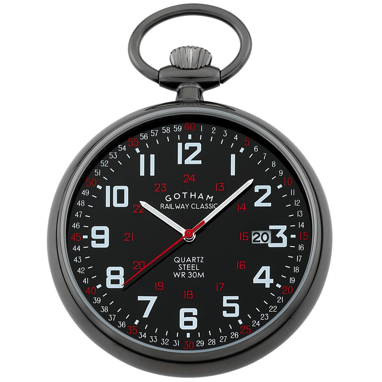 Waterproof shockproof alloy steel pocket watch hotsell