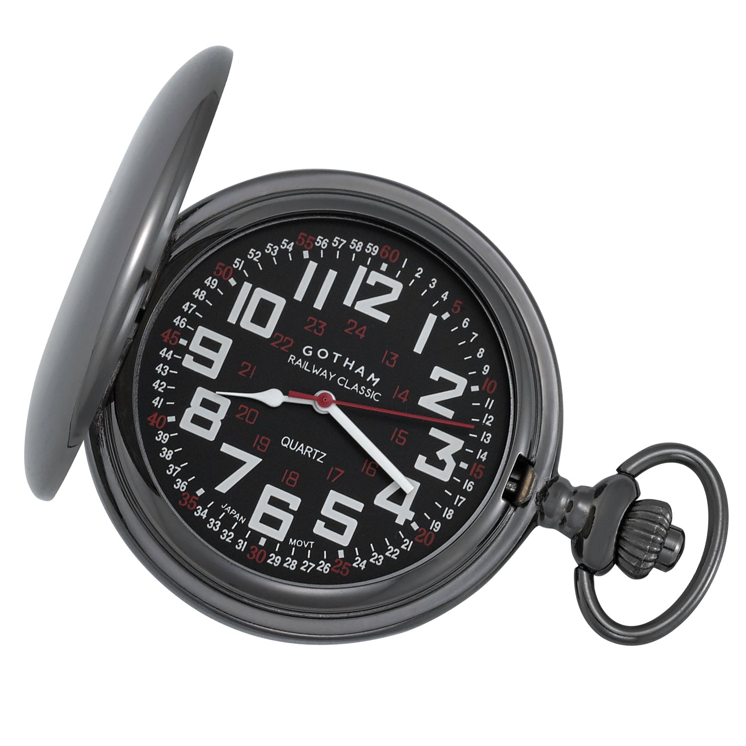 Gotham Classic Railroad Pocket Watch - Elegance in Time