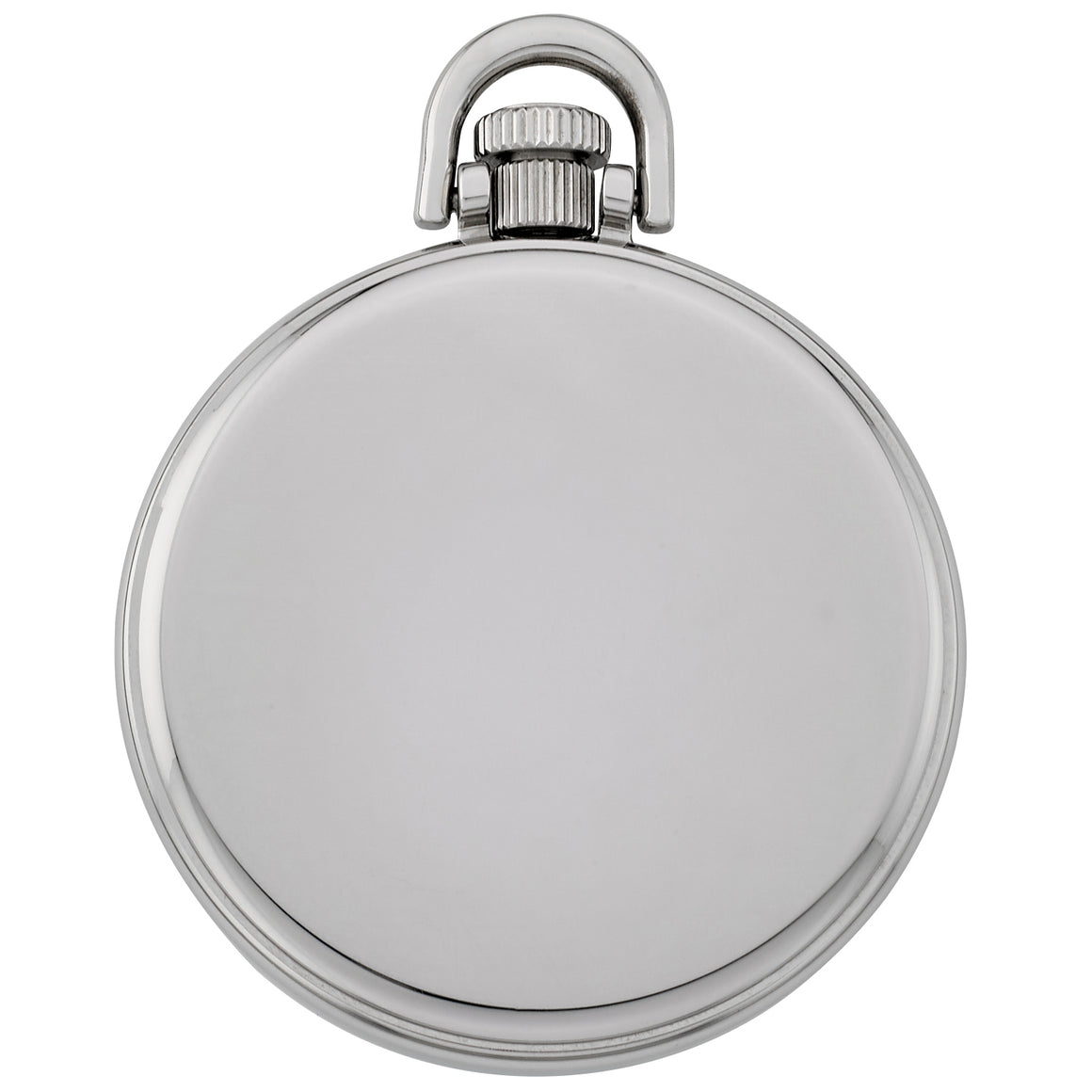 Gotham Men's Stainless Steel Mechanical Hand Wind Railroad Style Pocket Watch # GWC14106SB - Gotham Watch