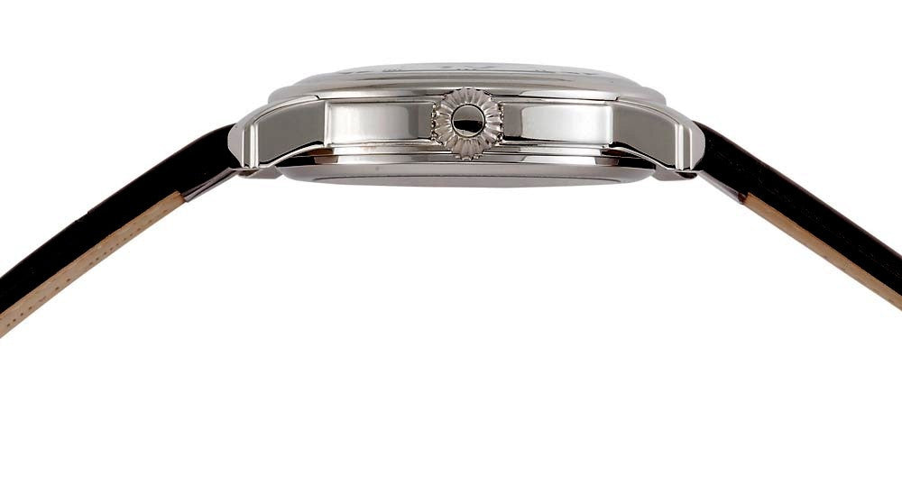 Gotham Men's Stainless Steel Mechanical Skeleton Leather Strap Watch # GWC14059B - Gotham Watch