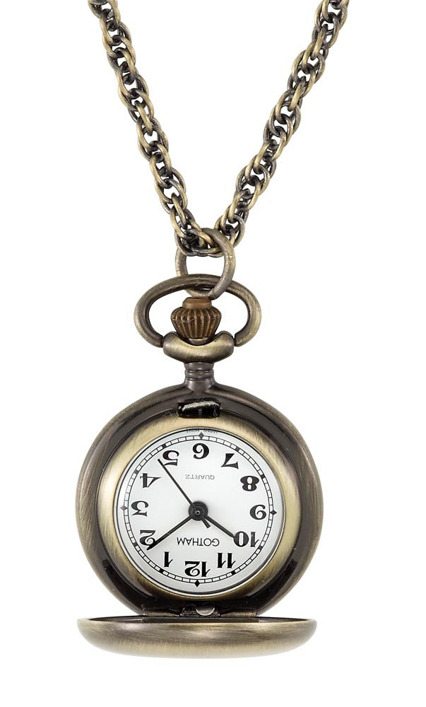 Gotham Women's Satin Finish Bronze-Tone Quartz Fashion Pendant Watch # GWC14133A - Gotham Watch