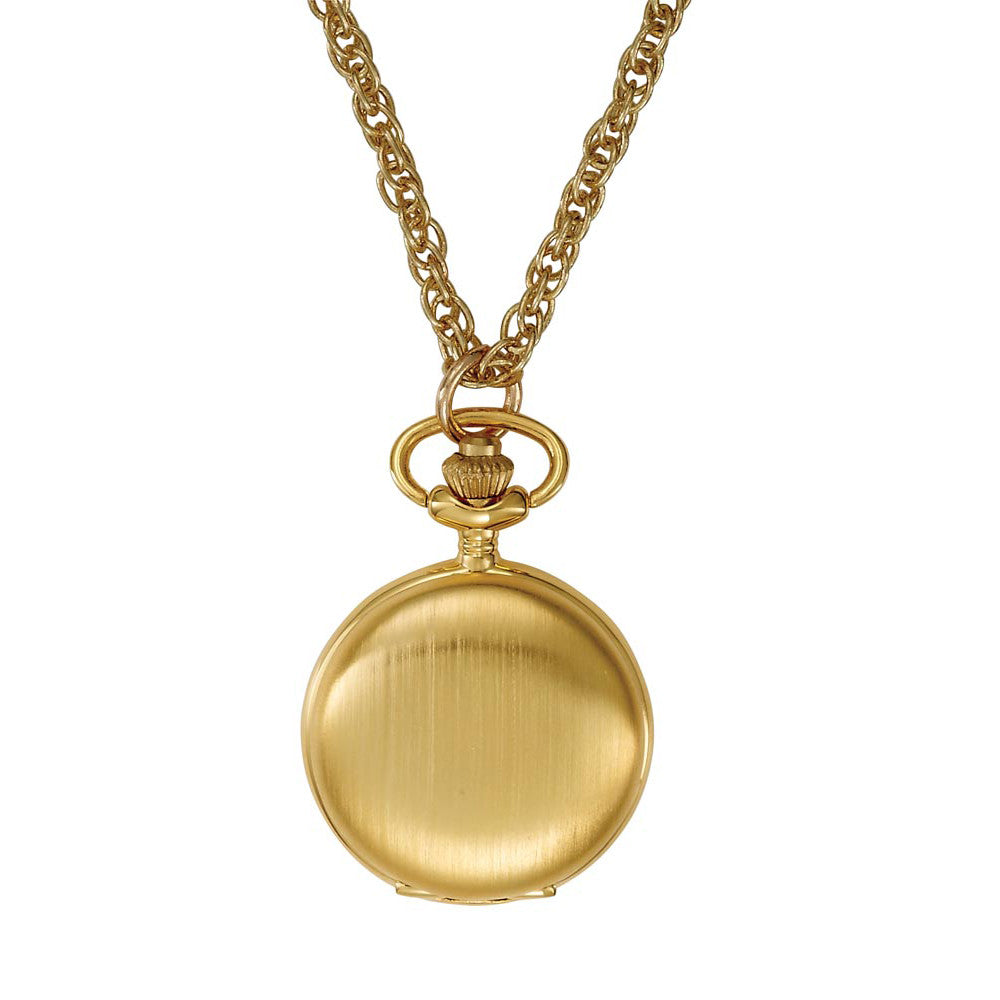 Gotham Women's Satin Finish Gold-Tone Quartz Fashion Pendant Watch # GWC14133GC - Gotham Watch