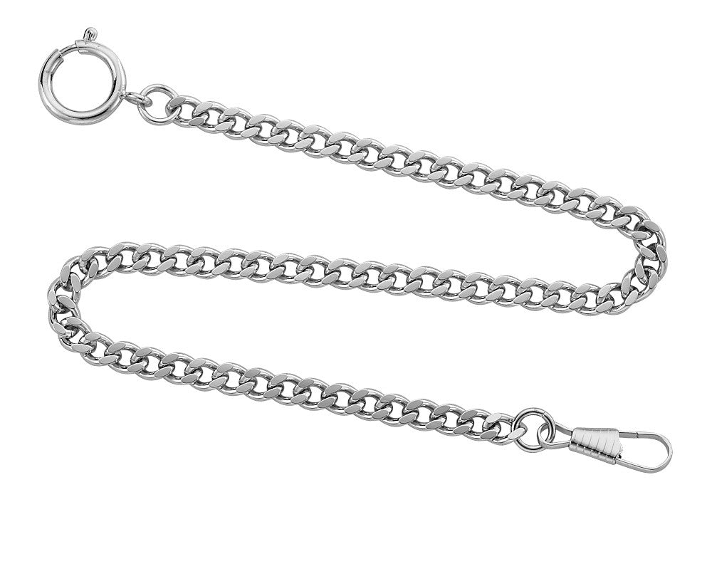 Gotham Men's Silver-Tone 17 Jewel Mechanical Covered Pocket Watch # GWC14036SB - Gotham Watch