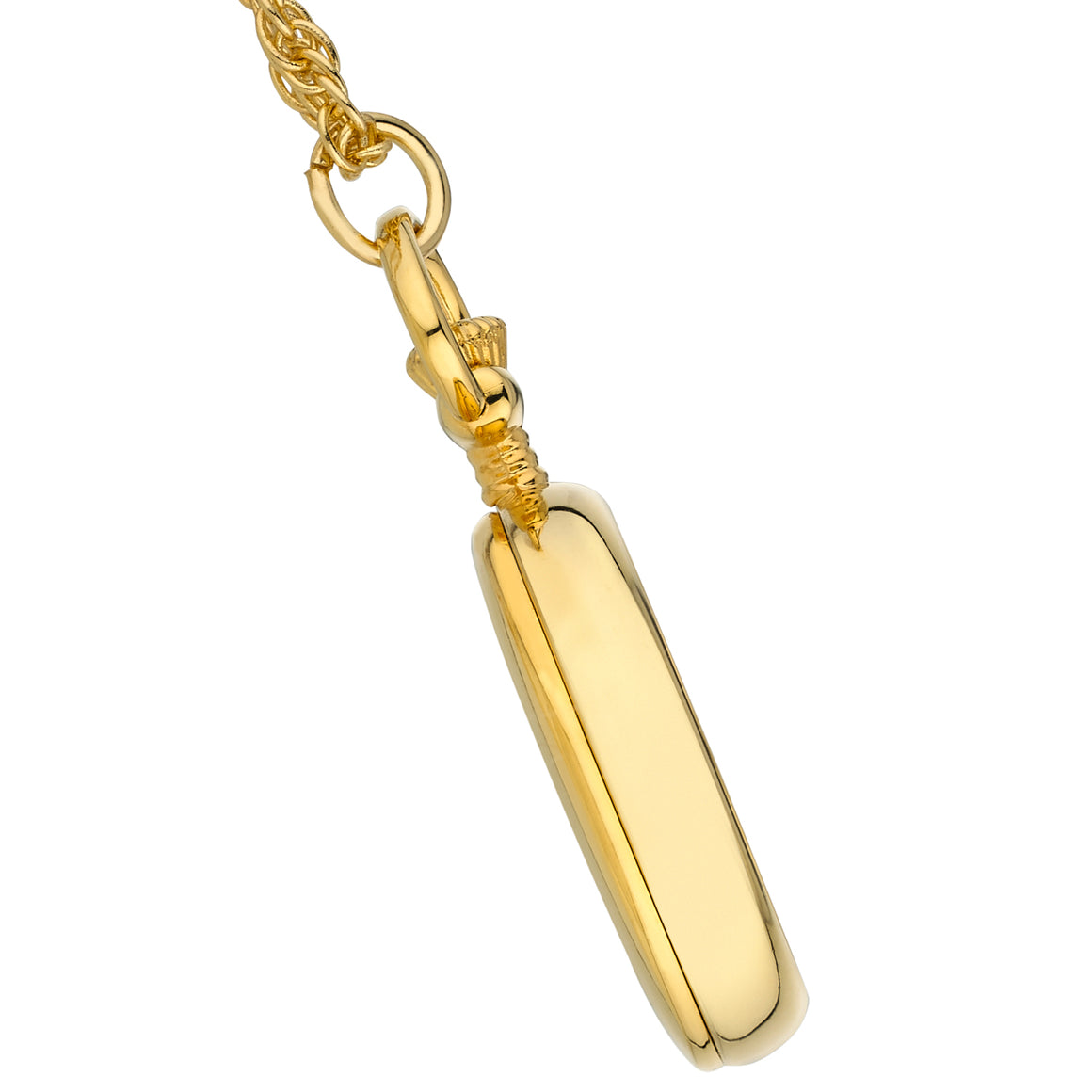 Gotham Women's Gold-Tone Open Face Pendant Watch with Chain # GWC14140GR