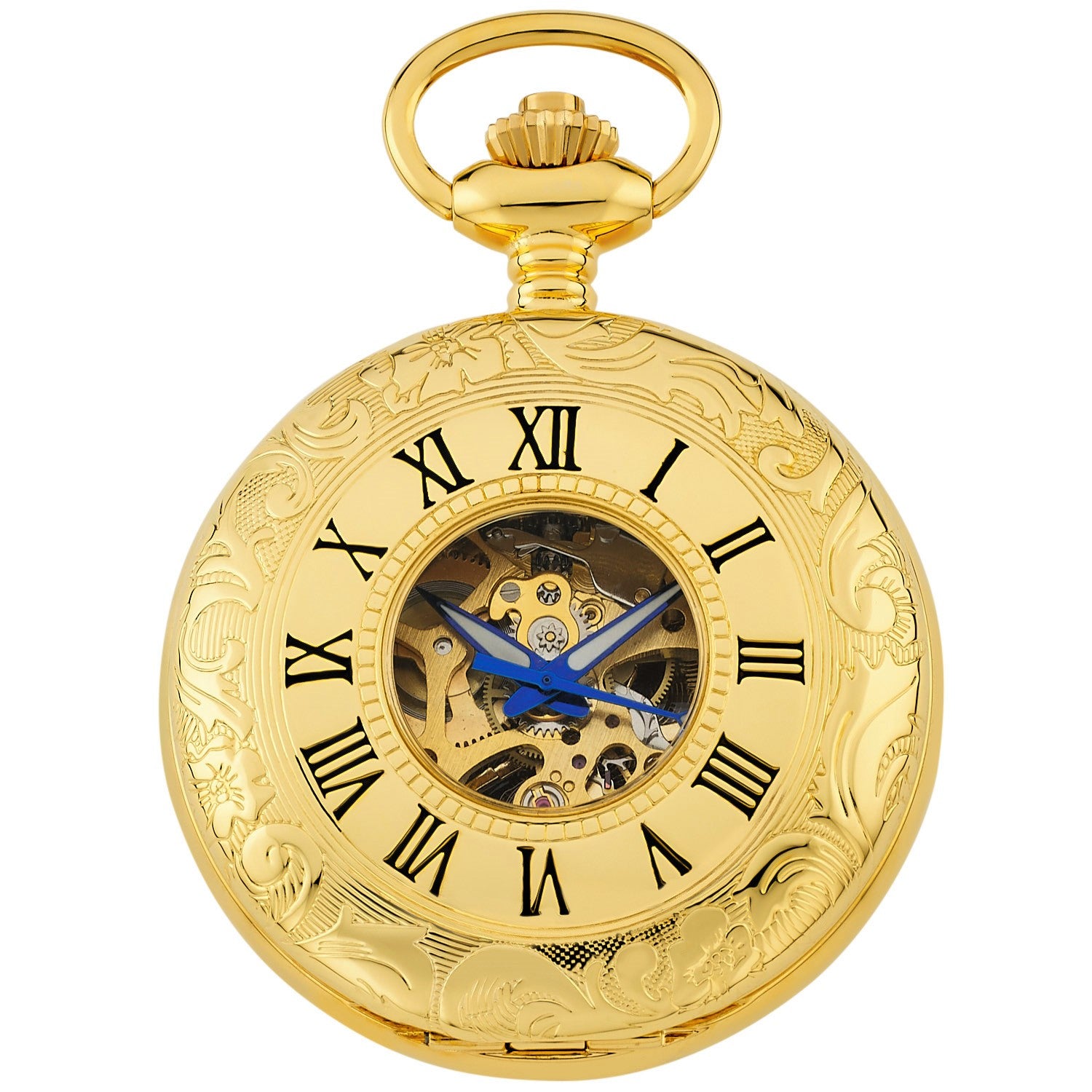 Amazon Gotham Mechanical Pocket Watch Gotham Men's Gold