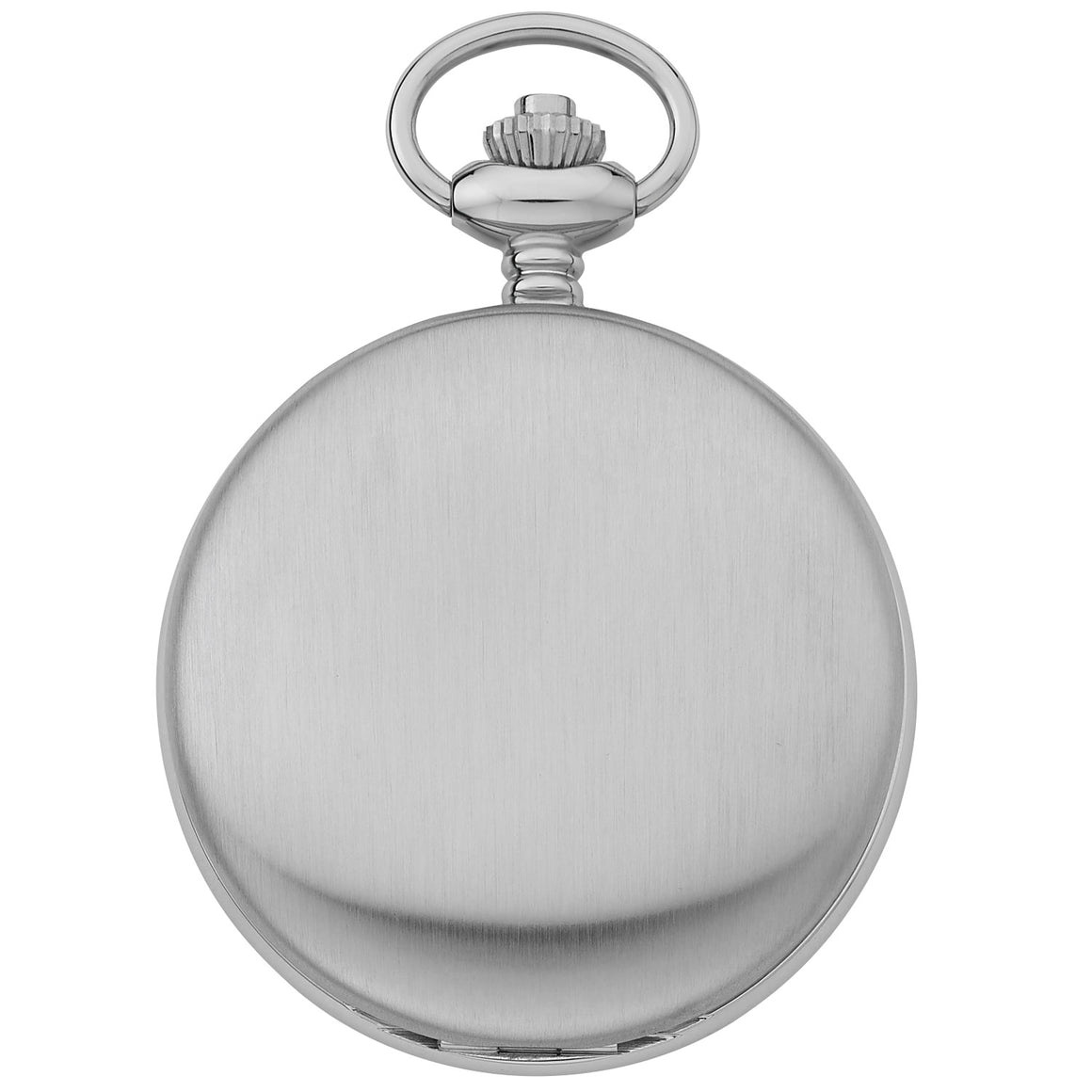 Gotham Men's Railway Classic Stainless Steel Analog Quartz Day/Date Hunter Pocket Watch # GWC14110SB